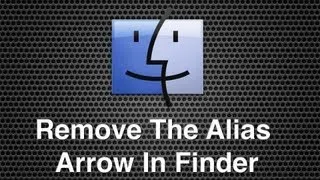 Remove The Alias Icon Arrow From Files In Mac OS X