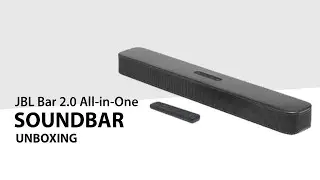 JBL Bar 2.0 All-in-One Soundbar Unboxing - Powerful TV Soundbar!