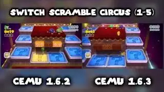 Super Mario 3D World - CEMU 1.6.3 VS CEMU 1.6.2