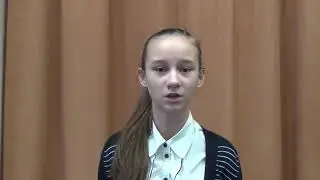 Стихи о блокаде читает Парфенова Елизавета. 