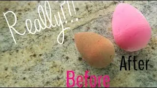 DEEP CLEAN YOUR BEAUTY BLENDER..IN THE MICROWAVE!