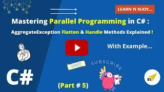 Mastering Parallel Programming in C# (Part-5): AggregateException Flatten & Handle Methods Explained