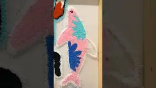 pink shark rug 🦈 🩷#tufting #rug #ковры #тафтинг #inspiration