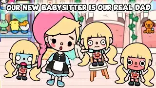 Our New Babysitter Is Our Real Dad  | Sad Story | Toca Life Story / Toca Boca