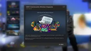 2021 COMMUNITY STICKER CAPSULE OPENING! (CS:GO)
