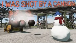 I WAS SHOT BY A CANNON & SURVIVED - BeamNG.drive First Person Crash Testing