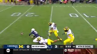 Penn State Epic Fake Field Goal Fail vs Michigan