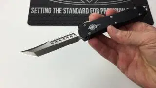 Microtech Ultratech Hellhound Tanto bronze Two Tone OTF Knife 119-13