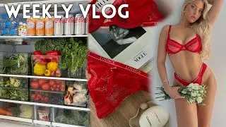 VLOG - How I Organise My Fridge, Valentines Day Lounge Haul