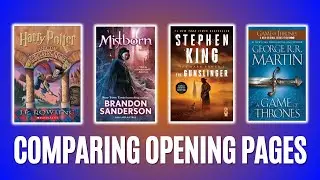 Comparing the Opening Pages of Fantasy Novels (Writing Advice)