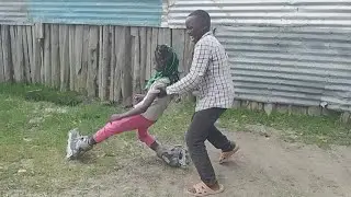 Village kids trying sketting gone wrong;village life;African village life