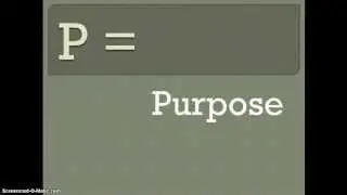 P = Purpose