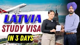 Lativa Study Visa Approved In 3 Days | Latvia Student Visa Complete Process | Study In Latvia 2024