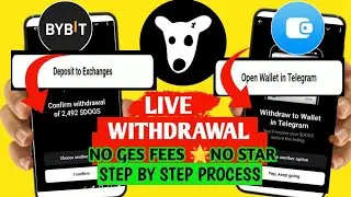 Dogs Live Withdrawal  | DOGS Airdrop Withdrawal in Bybit exchange | DOGS Token Withdrawal Wallet