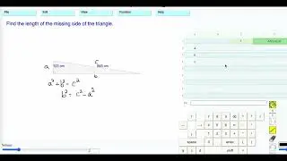 Level 2: Finding The Missing Leg From The Pythagoras Math Program