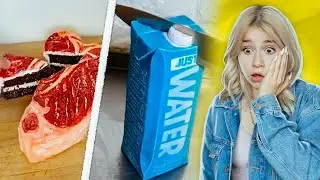 ЭТО ЧЕЛОВЕК или ТОРТ?! САМЫЕ РЕАЛИСТИЧНЫЕ ТОРТЫ 😲 РЕАКЦИЯ на ВИДЕО ПРО ЕДУ