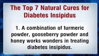 Natural Cures for Diabetes Insipidus