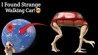 😰 I Found Strange Walking Car in Real Life On Google Earth and Google Maps! (Part 3) 
