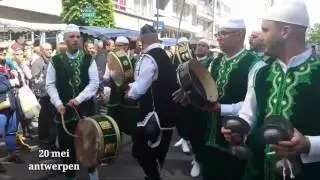 الدقة المراكشية تتجول في شوارع بلجيكا و تفاعل كبير من الجالية المغربية Dakka marrakchia