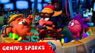 PinCode | Genius Sparks 💡 Best episodes collection | Cartoons for Kids
