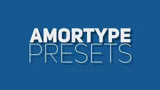 Amortype Review/ Обзор пресета  (After Effects Tutorial)
