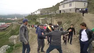 Unusual wedding in the mountains