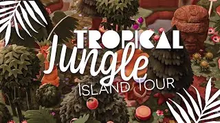 NATURAL TROPICAL JUNGLE ISLAND TOUR // Animal Crossing: New Horizons