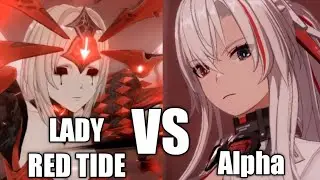 PUNISHING GRAY RAVEN - ALPHA Vs LADY RED TIDE Epic Battle