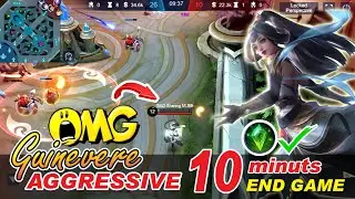 GUINEVERE BEST BUILD and EMBLEM SET 2021 | Aggressive Lady Crane Gameplay Mobile Legends Bang Bang
