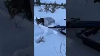 Съехал с путика на толкаче.