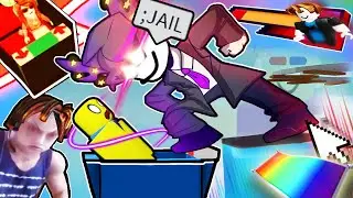 ROBLOX Cart Ride FUNNY MOMENTS (MEMES)