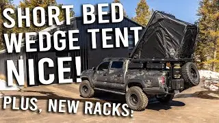 Tacoma Roof Rack, Bed Rack, Tent Updates - Short Bed / Wedge Tent / No Problem. 2024 Tacoma Updates