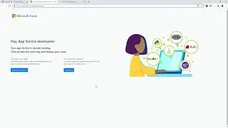 Setting up Microsoft Azure and creating a simple web app to serve out static content