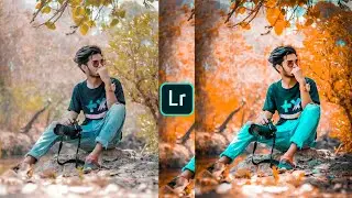 Lightroom Moody Orange  Color Tone Photo Editing | Lightroom Photo Editing || with easy steps ||