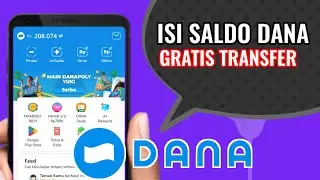 CARA TOPUP DANA GRATIS TRANSFER