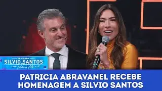 Patricia Abravanel recebe homenagem a Silvio Santos no 