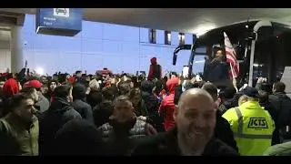 Αποθεωτική υποδοχή για τους θριαμβευτές μετά την μεγάλη πρόκριση