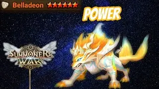 The Power of Awakened Belladeon (Light Inugami) - Summoners War