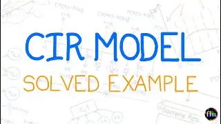 Cox Ingersoll Ross Model (Solved Example)(FRM Part 2, Book 1, Market Risk)