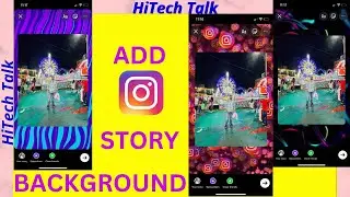 How to change Background of Instagram Story | How to put attractive background for Instagram Story