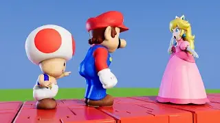 Mario eats a weird Mushroom! 🍄 Iron Man, Mario explode 💥  and more 😁