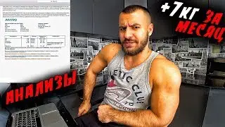 НАБРАЛ 7 КГ МЫШЦ И СДАЛ АНАЛИЗЫ !!! хейтеры вы где ?