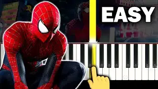 The Amazing Spider-Man 2 - Theme Song - EASY Piano tutorial