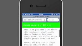position:fixed using -webkit-overflow-scrolling:touch on the real device