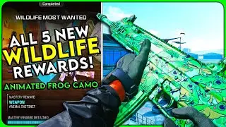 All 5 Wildlife Event Unlocks Including Animated Frog Camo!
