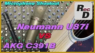 Neumann U87 (vintage) vs AKG C391B | Microphone Shootout | Acoustic guitar