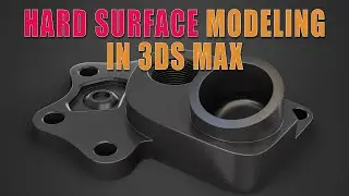 Topology Hard Surface: blend cylinder and box for  Kitbash Library Modeling In 3ds Max #14 || N°_183