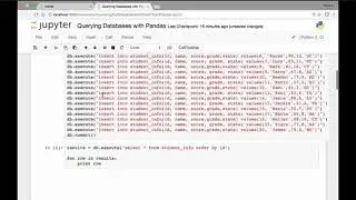 138  Database Programming   Querying database with Pandas !!