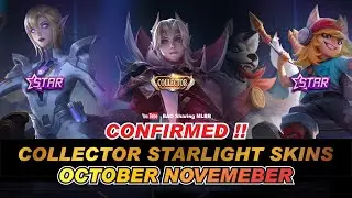 October November Collector and Starlight Skin Update Choice | Cecilion Eudora Popol MLBB 2022