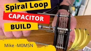 RADIO HAM: Spiral Loop Capacitor build. Butterfly Capacitor Build